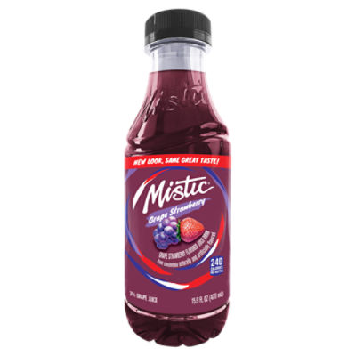 Mistic Grape Strawberry, 15.9 fl oz plastic bottle