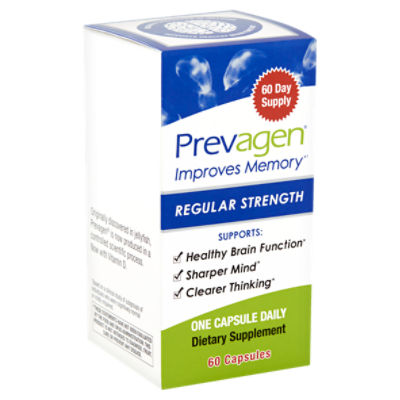 Prevagen Regular Strength Improves Memory Dietary Supplement, 60 count