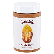 Justins Nut Butters Honey Almond Butter, 16 Ounce