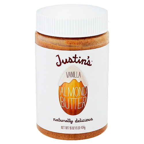 Justin's Vanilla Almond Butter, 16 oz
Today is not my birthday. Well, unless you are reading this on September 3rd. But if it were my birthday (or is), I'd be blowing out the candles on something that tastes a whole lot like this perfect combination of cocoa butter, vanilla and California almonds. It's a flavor worth celebrating, which is why I'm sharing it with you now, even though it's not my birthday (probably).
Justin