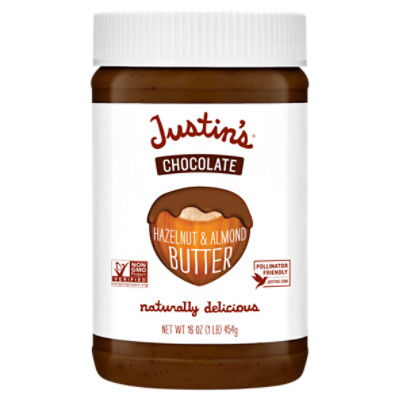 Justin's Chocolate Hazelnut & Almond Butter, 16 oz