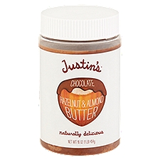 Justin's Hazelnut & Almond Butter, Chocolate, 16 Ounce