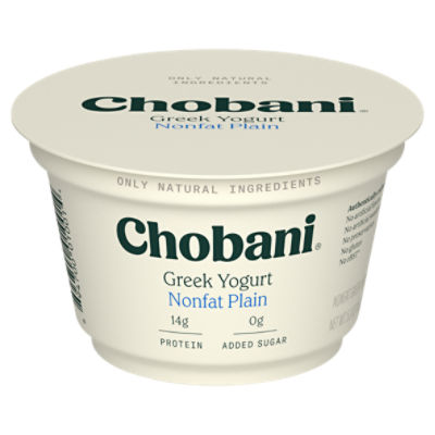 Chobani NonFat Plain, Greek Yogurt