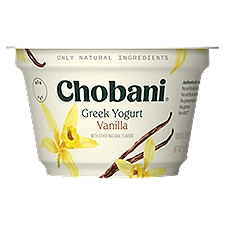 Chobani Vanilla Blended Greek Yogurt, 5.3 oz, 5.3 Ounce