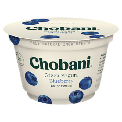 Chobani® Non-Fat Greek Yogurt Blueberry on the Bottom 5.3oz