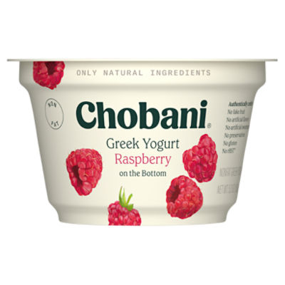 Chobani Nonfat Greek Raspberry on the Bottom Yogurt 5.3 oz
