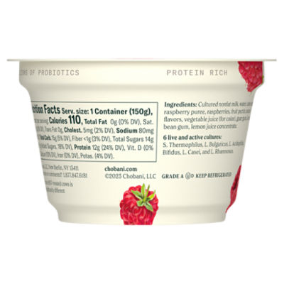 Chobani Strawberry on the Bottom Nonfat Greek Yogurt - 5.3oz