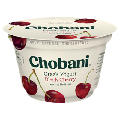 Chobani® Non-Fat Greek Yogurt Black Cherry on the Bottom 5.3oz