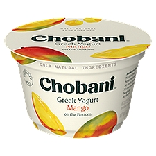 Chobani Mango on the Bottom, Greek Yogurt, 5.3 Ounce