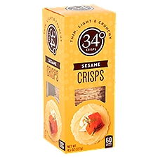 34° Sesame Crisps, 4.5 oz