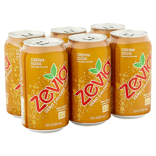 Zevia Zero Calorie Cream Soda, 12 fl oz, 6 count
Live Your Best