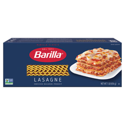 Barilla Wavy Lasagne Pasta Non-GMO, Kosher Certified, 16 oz
