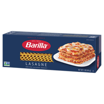 Barilla Wavy Lasagne Pasta Non-GMO, Kosher Certified, 16 oz