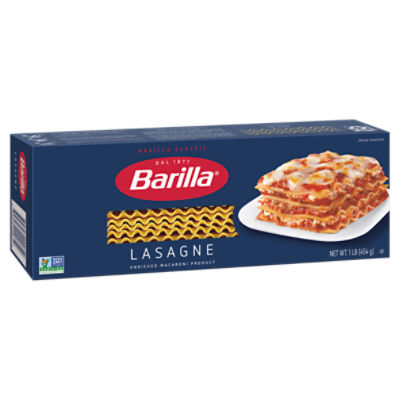 Barilla Wavy Lasagne Pasta Non-GMO, Kosher Certified, 16 oz