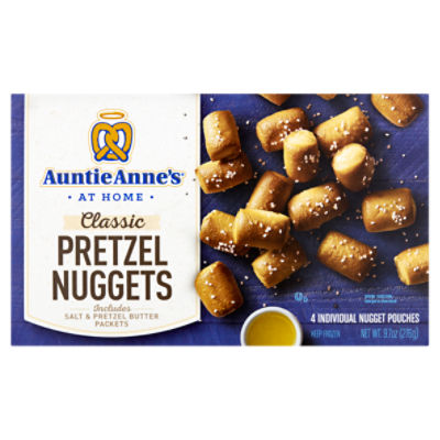 Auntie Anne's At Home Classic Pretzel Nuggets, 4 count, 9.7 oz, 9.7 Ounce