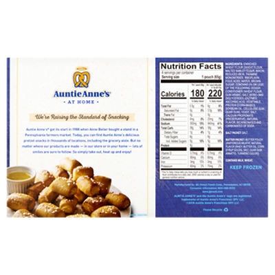 Auntie Anne's Pretzels and Carvel Ice Cream Menu Framingham • Order Auntie  Anne's Pretzels and Carvel Ice Cream Delivery Online • Postmates