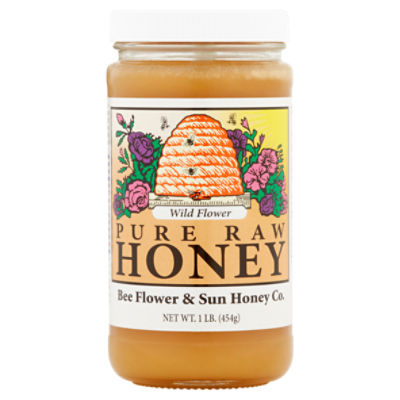 Bee Flower & Sun Honey Co. Wild Flower Pure Raw Honey, 1 lb ShopRite
