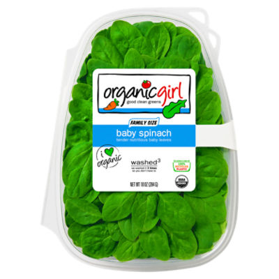 Organicgirl Baby Spinach Family Size, 10 oz