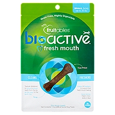 Fruitables Bioactive Fresh Mouth Dental, Dog Treats, 7.3 Ounce