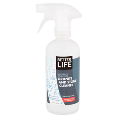 Better Life Pomegranate Grapefruit Granite and Stone Cleaner, 16 fl oz