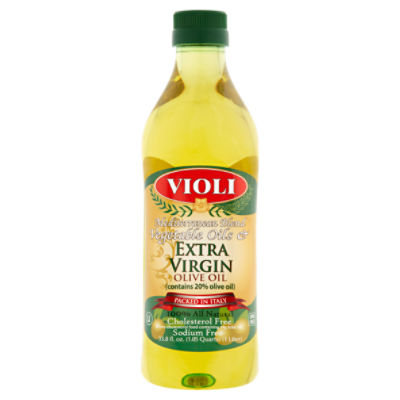 Violi Mediterranean Blend Vegetable Oils & Extra Virgin Olive Oil, 33.8