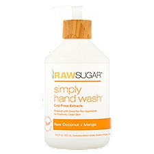 Raw Sugar Raw Coconut + Mango Simply Hand Wash, 16.9 fl oz
