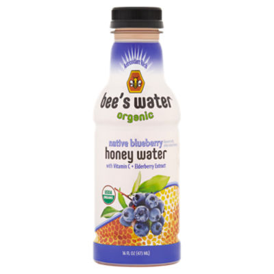 Bee's Water Organic Native Blueberry Honey Water, 16 fl oz