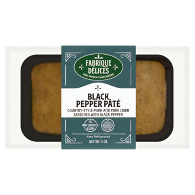 Fabrique Délices Black Pepper Pâté, 5 oz