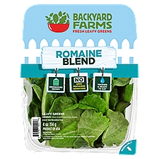Backyard Farms Romaine Blend Leafy Greens, 4 oz
