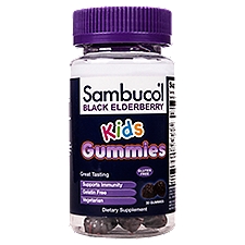 Sambucol Dietary Supplement Black Elderberry Kids Gummies, 30 Each