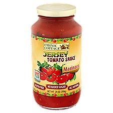 Ethnic Cottage Marinara Jersey Tomato Sauce, 25 oz