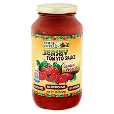 Ethnic Cottage Garden Vegetable Jersey Tomato Sauce, 25 oz
