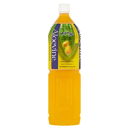 Aloevine Mango Refreshing Aloe Vera Drink, 50.7 fl oz