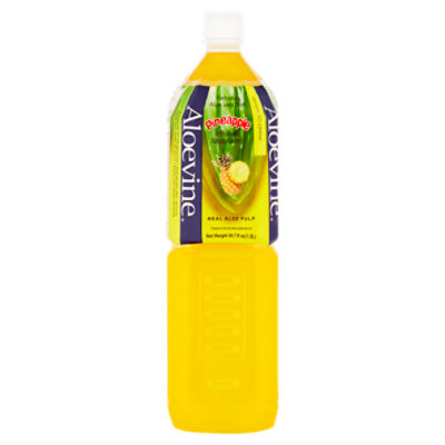 Aloevine Pineapple Refreshing Aloe Vera Drink, 50.7 fl oz, 50.73 Fluid ounce