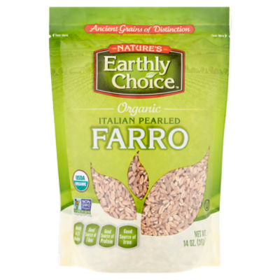 Nature's Earthly Choice Organic Italian Pearled Farro, 14 oz