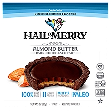 Hail Merry Almond Butter Dark Chocolate Tart, 3 oz