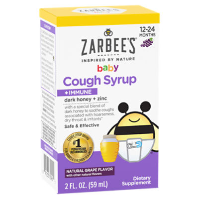 Zarbee's cold and cough hot sale baby