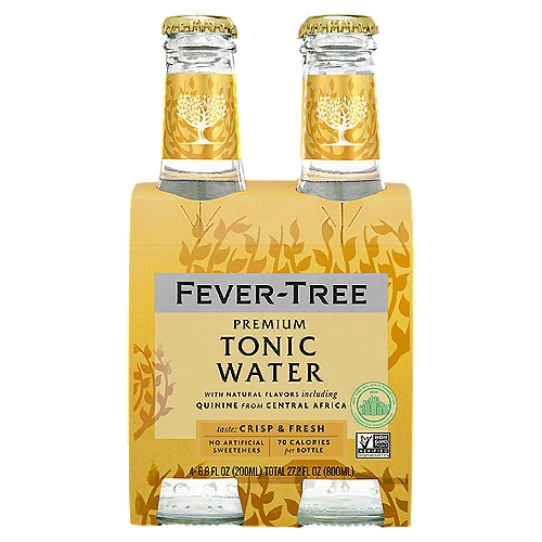 Fever-Tree Premium Tonic Water, 6.8 fl oz, 4 count