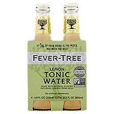 Fever-Tree Lemon Tonic Water, 6.8 fl oz, 4 count