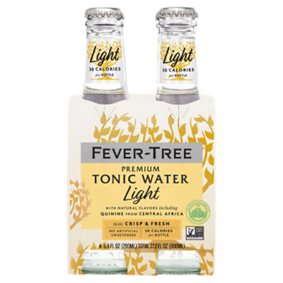 FeverTree Light Premium Tonic Water, 6.8 fl oz, 4 count Fairway