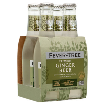 Fever Tree Ginger Beer  4 pack of 6.8 oz Bottle