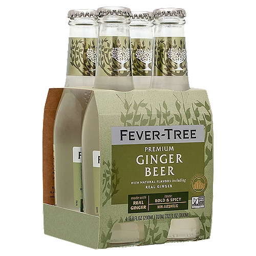 Fever-Tree Premium Ginger Beer, 6.8 fl oz, 4 count