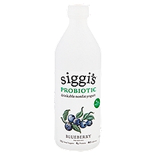 Siggi's Probiotic Blueberry Drinkable Nonfat Yogurt, 32 fl oz