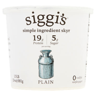 Order Yogurt Skyr Plain Non-Fat Siggi's Yogurt