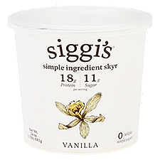 Siggi's Vanilla Nonfat Yogurt, 24 oz, 24 Ounce
