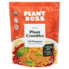 Plant Boss Organic All-Purpose Meatless Plant Crumbles, 3.35 oz