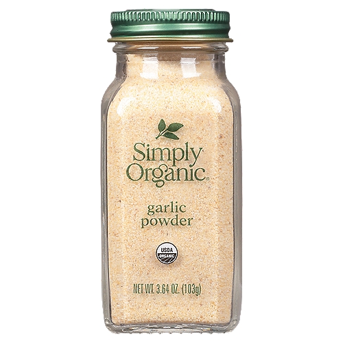 Simply Organic Garlic Powder, 3.64 oz