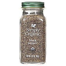 Simply Organic Black Pepper, 2.31 Ounce