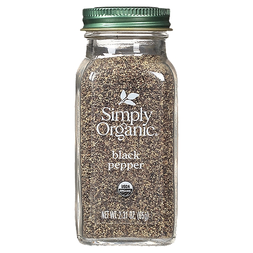 Simply Organic Black Pepper, 2.31 oz