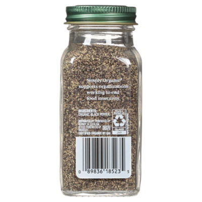 Organic Ground Pepper - 1.8 oz French Jar - 5439 – The Spice Lab